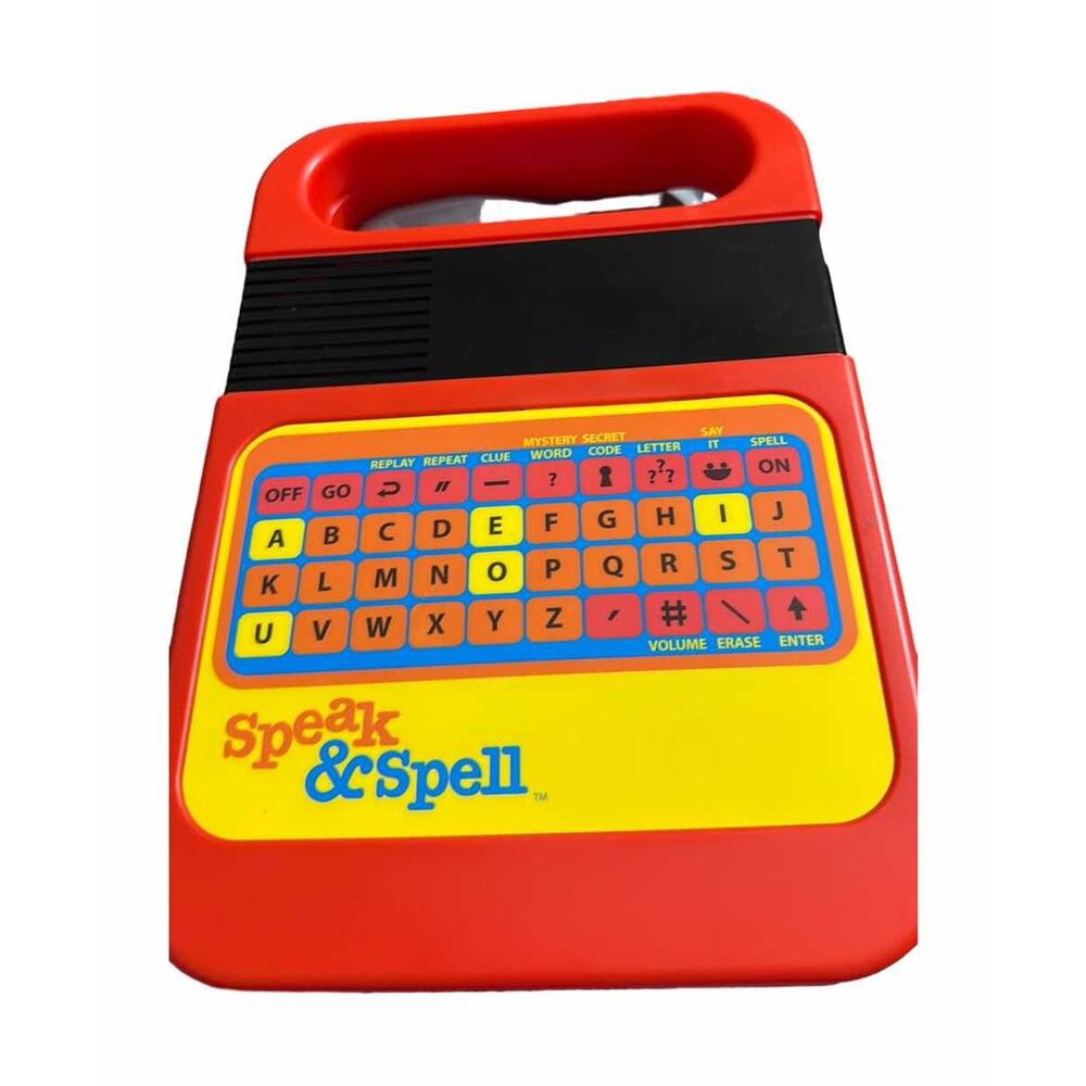 Basic Fun Speak & Spell Electronic Learning Game #09624 Tested Works